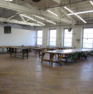 open space will all tables